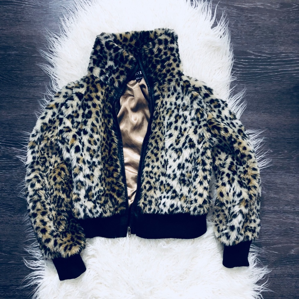 Forever 21 fur cheetah coat